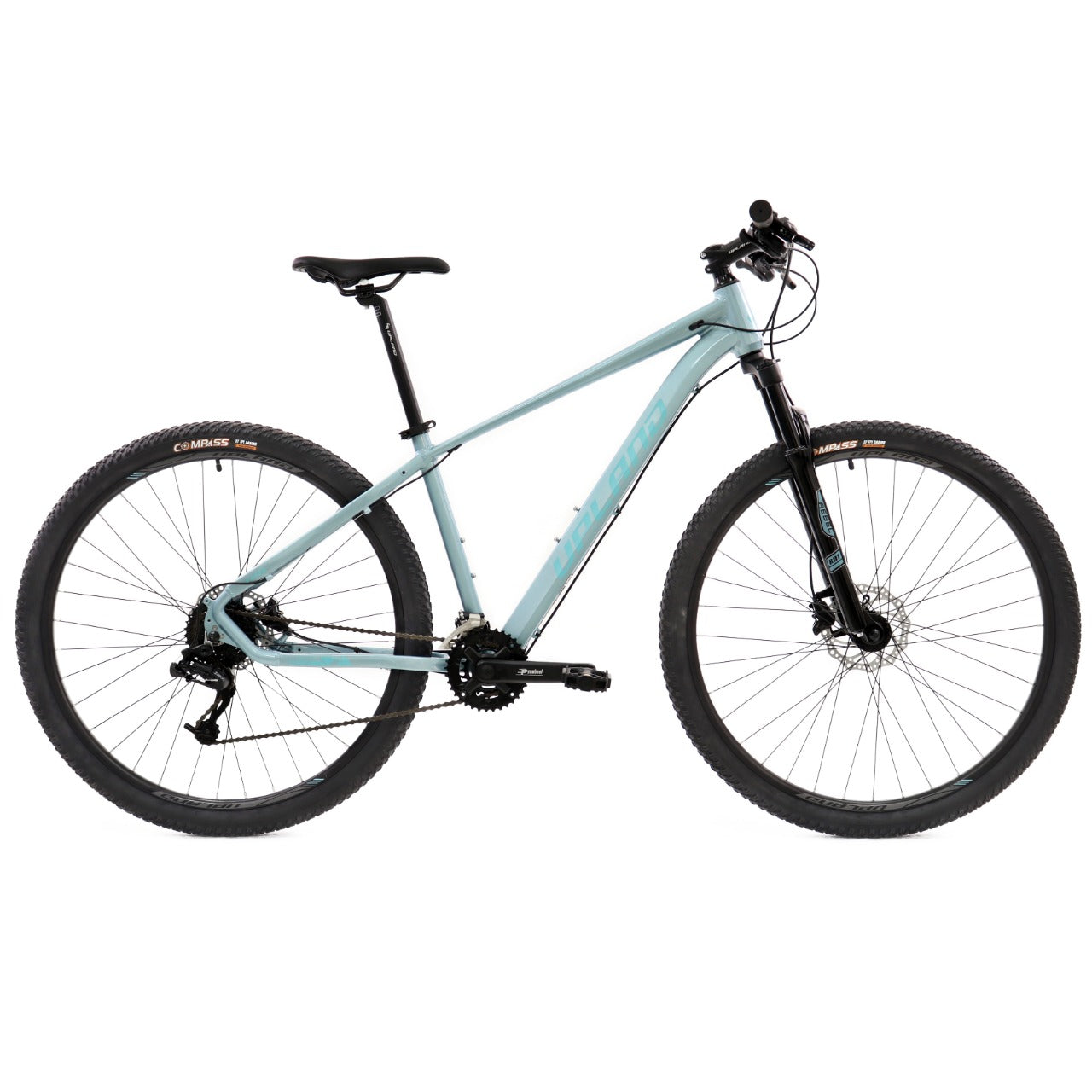 Bicicleta UPLAND Aktion 29" 2x8 Velociadades Celeste