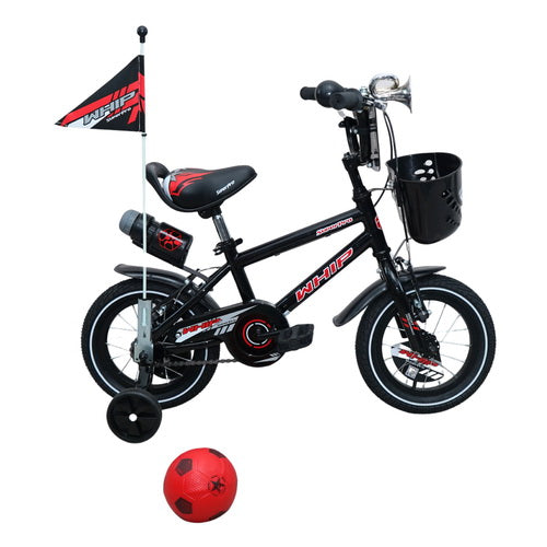 Bicicleta Infantil niño Negra SuperPro WHIP
