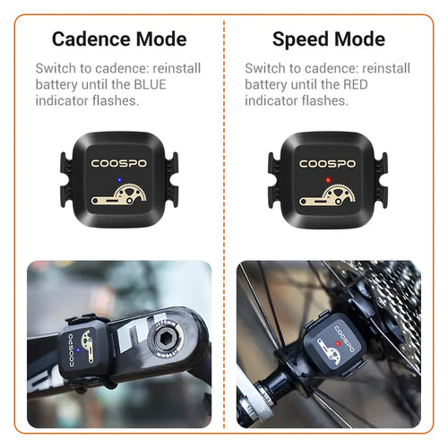 Sensor de Velocidad y Cadencia COOSPO BK467 BLE&ANT