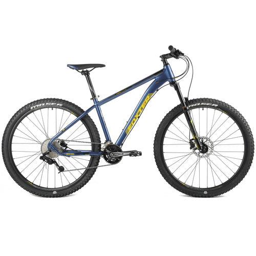 Bici 29 MTB Foxter Evans 17 Azul/Amarillo 2X9 VEL C/Bloqueo hombro