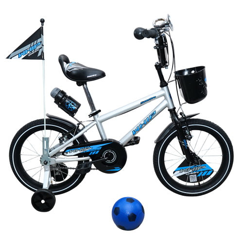 Bicicleta Infantil niño Gris SuperPro WHIP