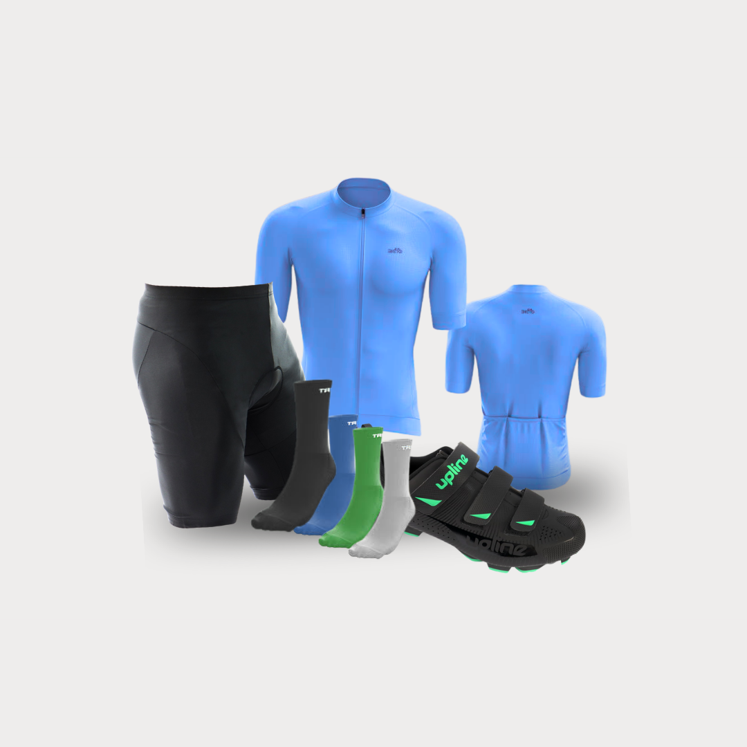 Promocion de Licra Pad de Gel y Jersey Pro + Zapatos + Medias