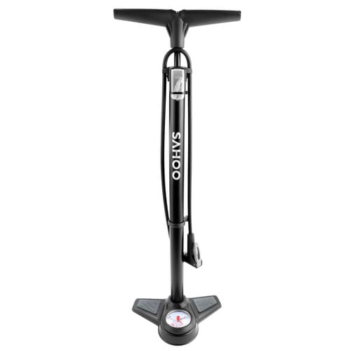 Inflador de Piso Sahoo Aluminio con Indicador Doble Función