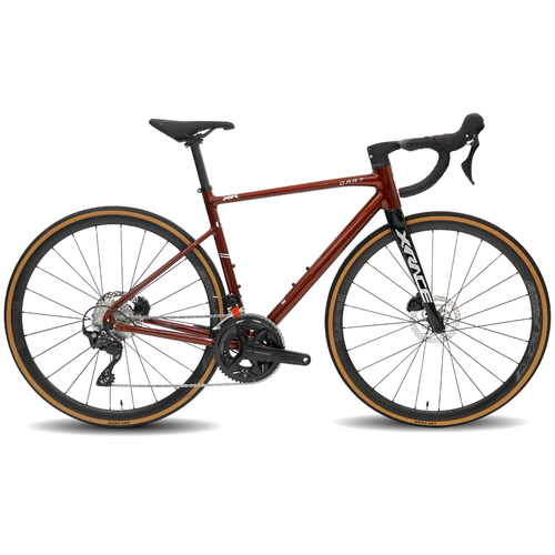 Bicicleta ruta X-Race Dart 2X12V. Freno de disco, Roja