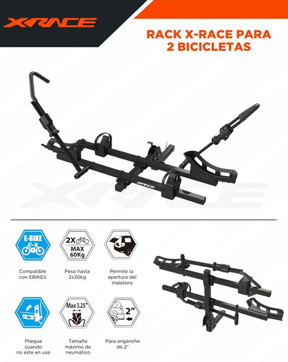 Rack de Pegadero X-Race Plataforma