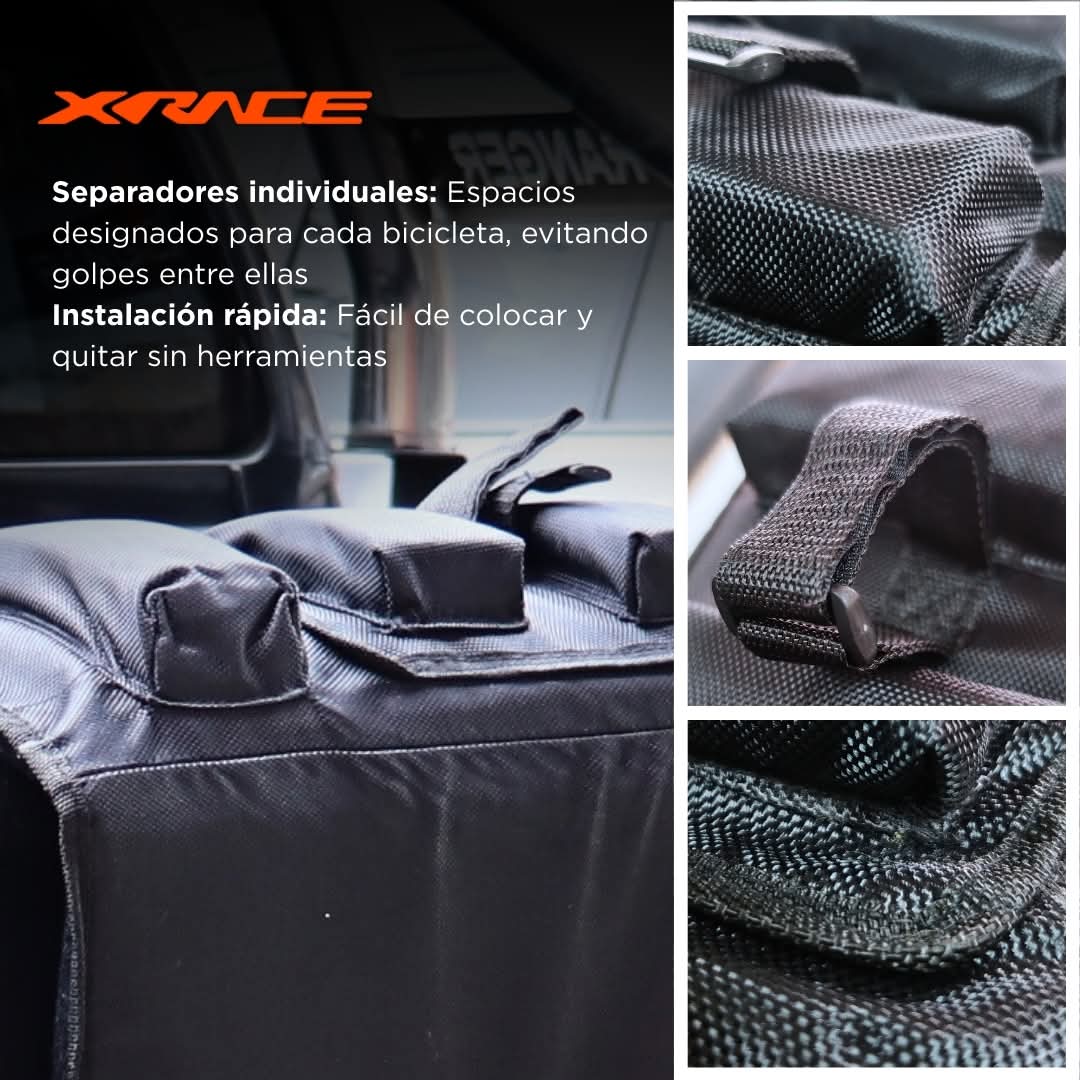 Cobertor Para bicicletas vehiculo Pick Up X-Race / 5 Bicicletas