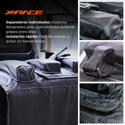 Cobertor Para bicicletas vehiculo Pick Up X-Race / 5 Bicicletas