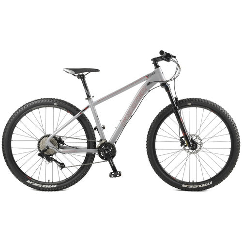 Bici 29 MTB Foxter Evans 17 Gris/Rojo 2X9 Vel C/Bloqueo hombro