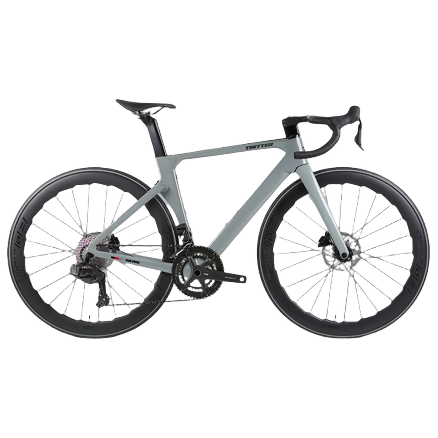 Bicicleta Twitter R12 PRO Carbón Wheeltop 2X13V. Inalámbricos Edición Luxury Color Gris