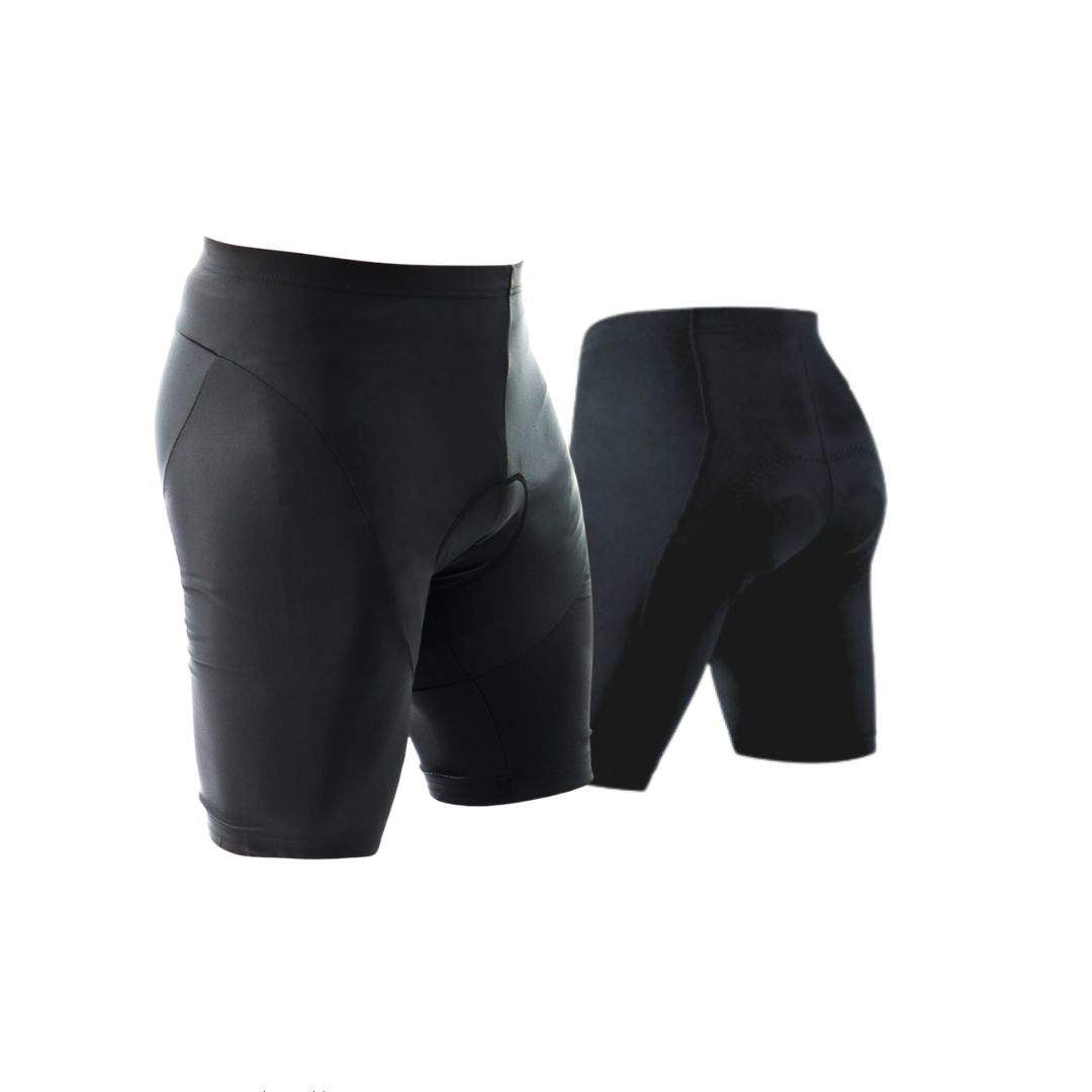 Licra de Ciclismo Negra Pad de Gel Mujer corte Anatomico